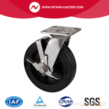 Plastikowe kółko hamulcowe ze stali nierdzewnej o średnicy 8 cali 250 kg